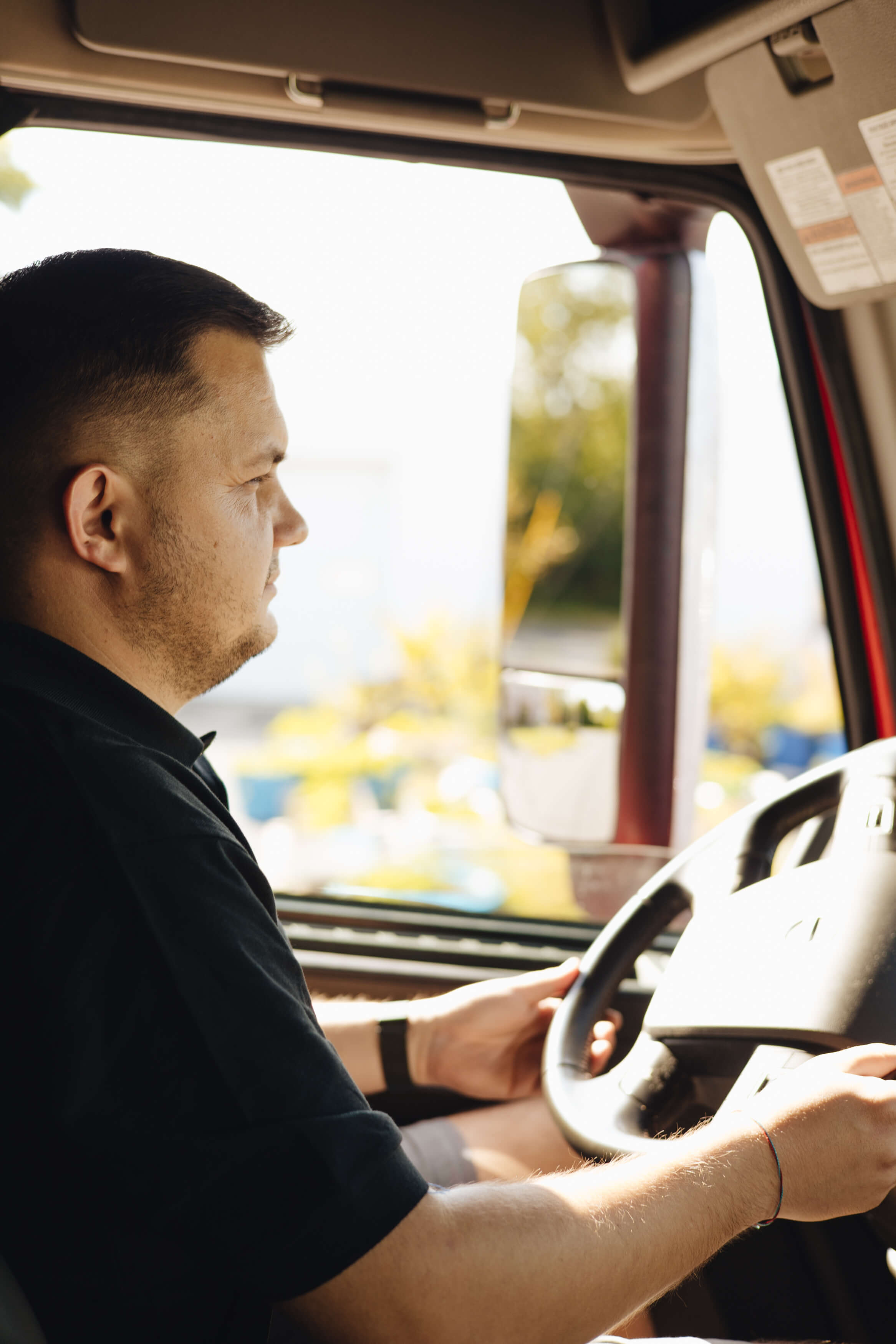 V-Line driver at work
